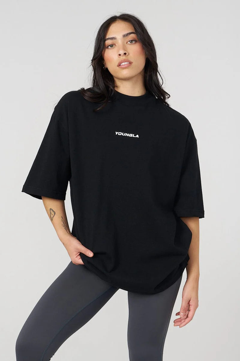 "DIGITAL YOUNGLA" Oversized training shirt