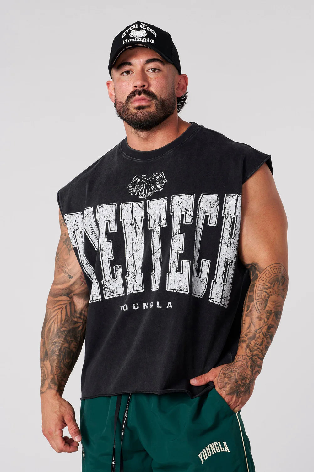 "TWIN BADASS TANK" Training Tank Top