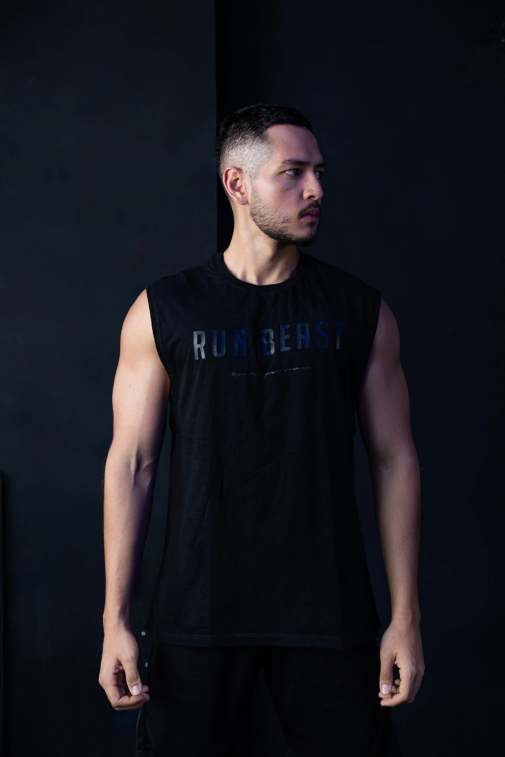 "RUN BEAST" Training Tank Top