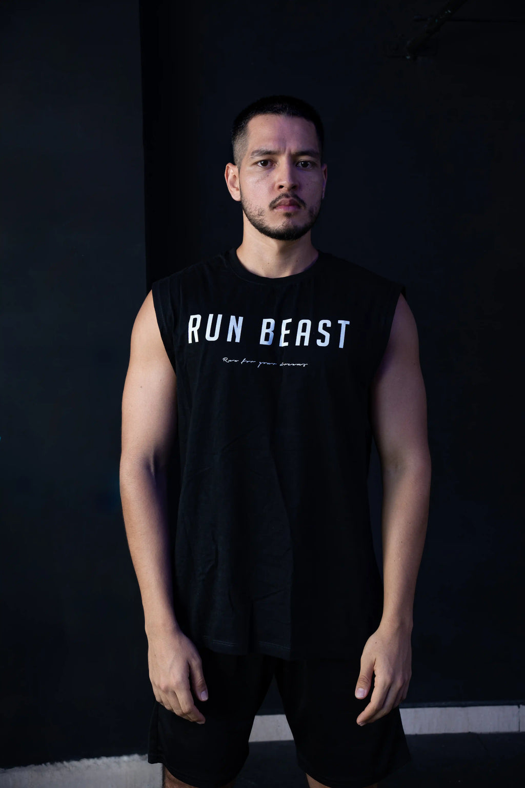 "RUN BEAST" Training Tank Top