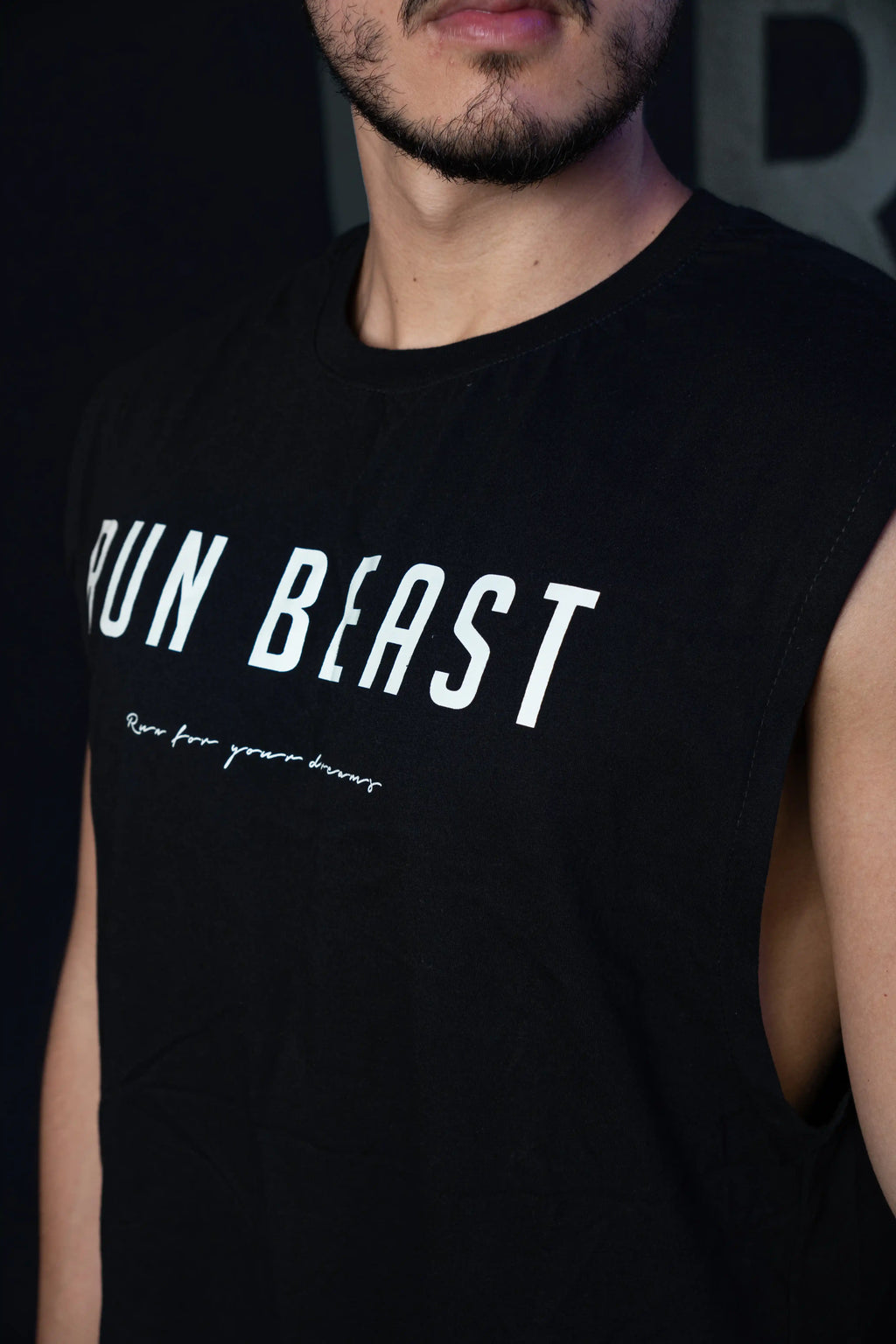 "RUN BEAST" Training Tank Top