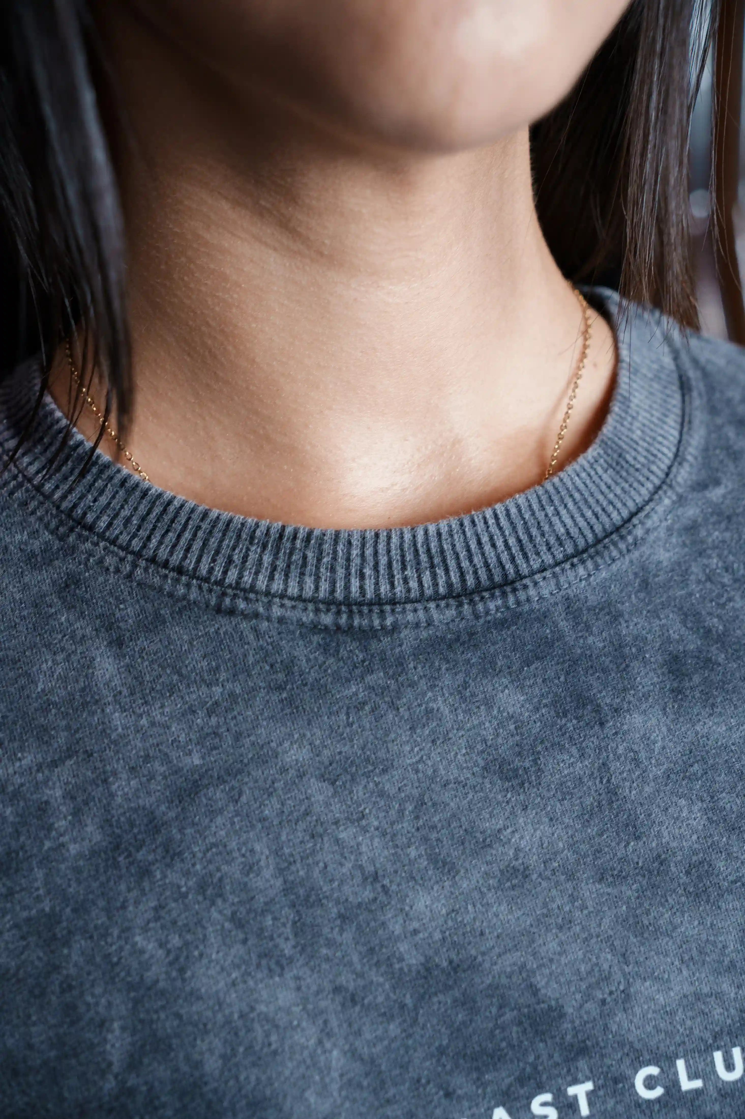 "BEAST CLUB WSH" Oversized crop