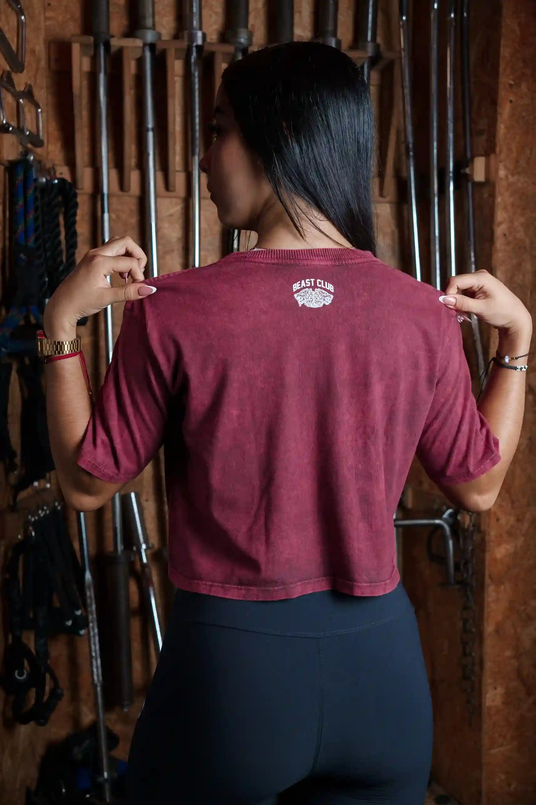 "INQUEBRANTABLE" Oversized crop