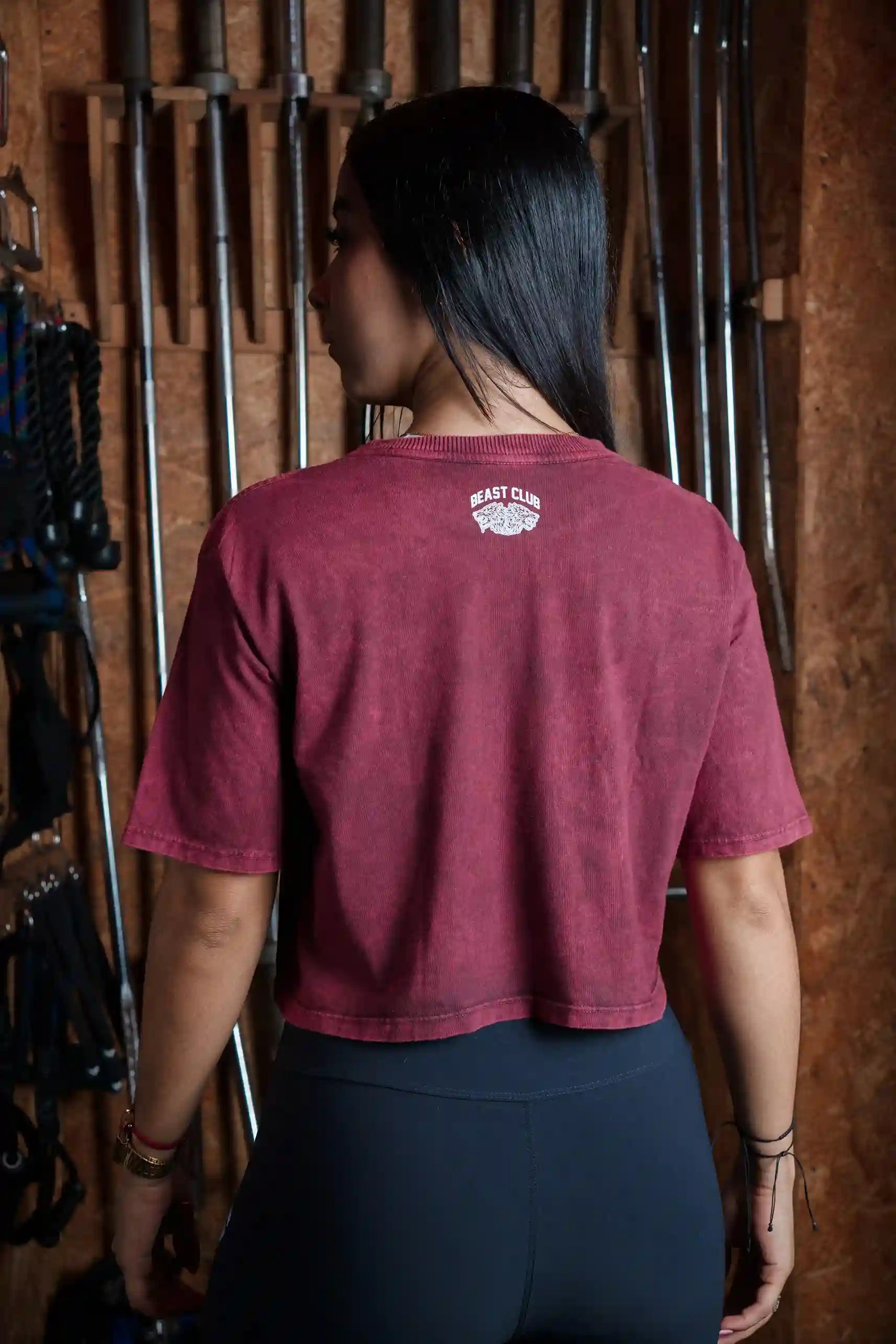 "INQUEBRANTABLE" Oversized crop