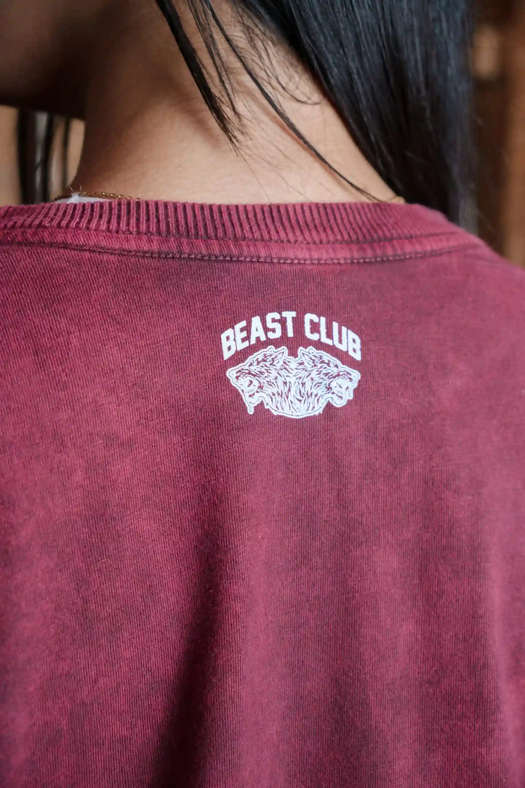 "INQUEBRANTABLE" Oversized crop