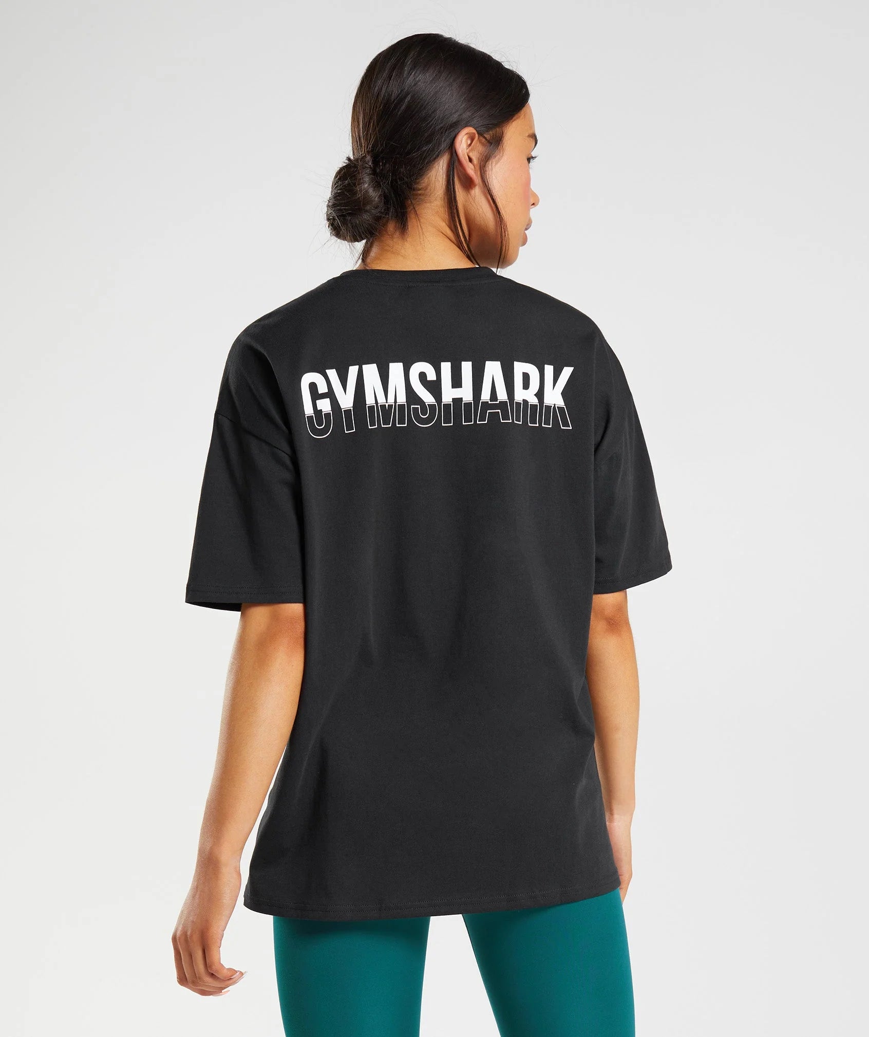 "FRACTION GYMSHARK" Oversized training shirt