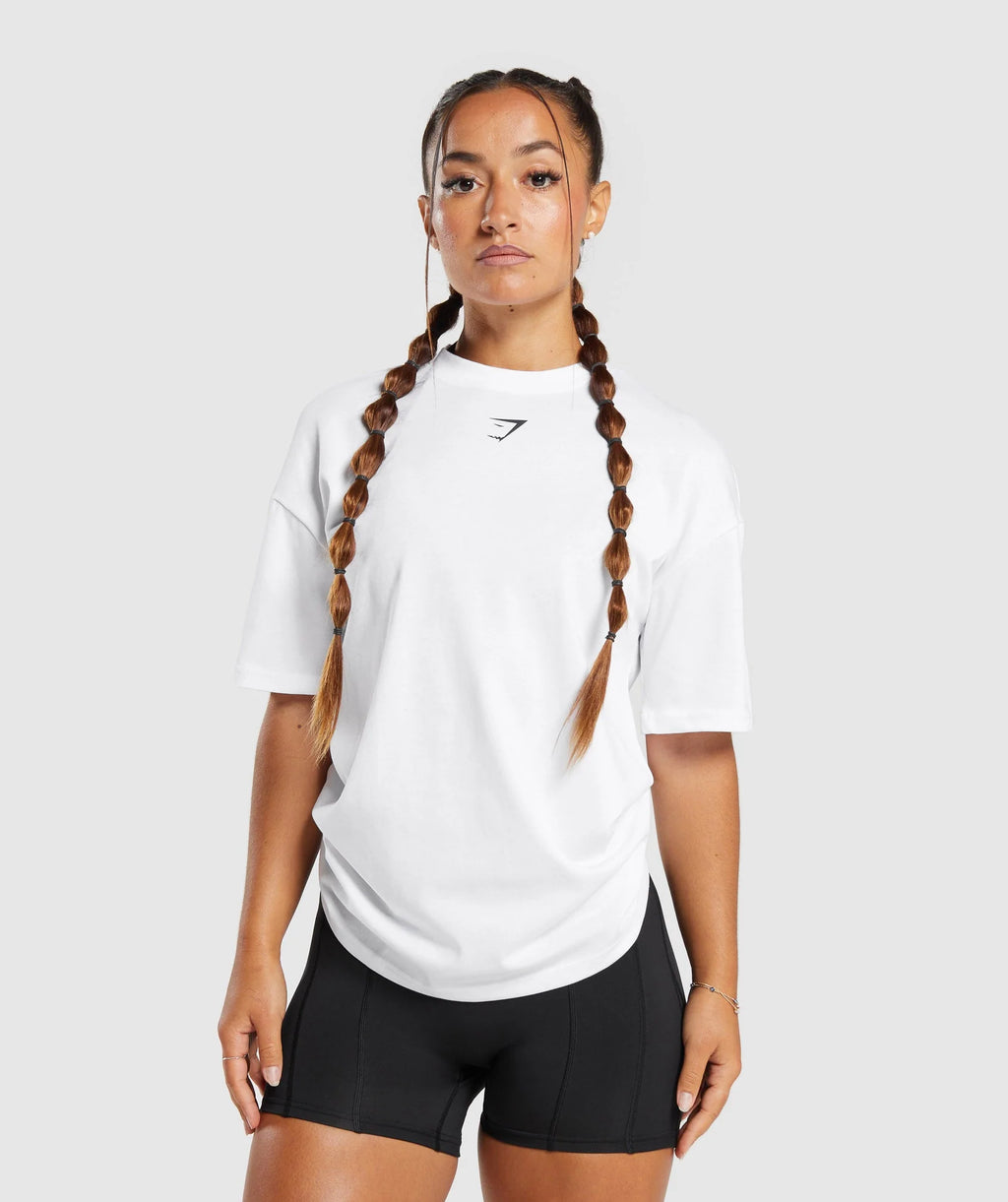 "POWER" Oversized training shirt
