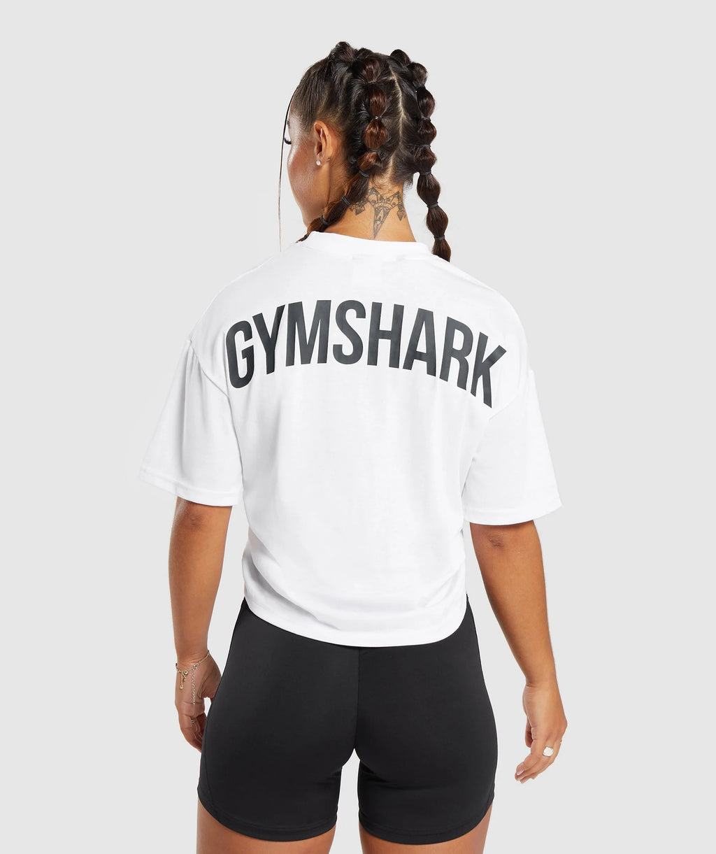 "POWER" Oversized training shirt