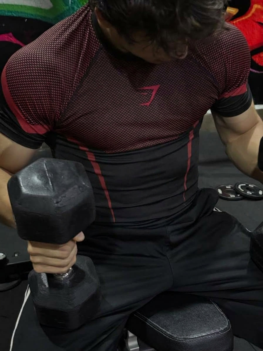 "GYMSHARK ICON" Compress shirt