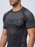 "YOUNGLA SUPERMAN" Compress Shirt