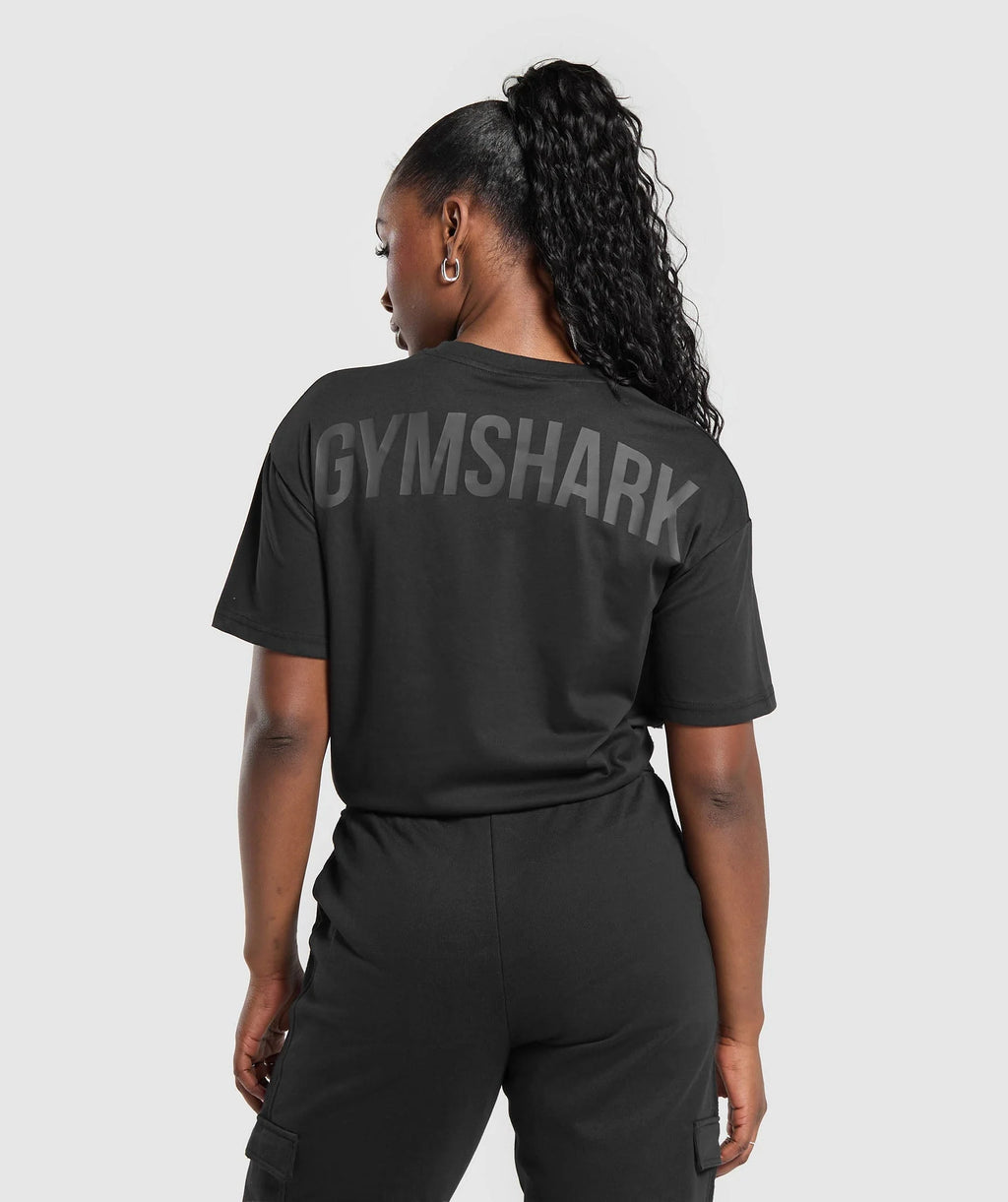 "POWER" Oversized training shirt