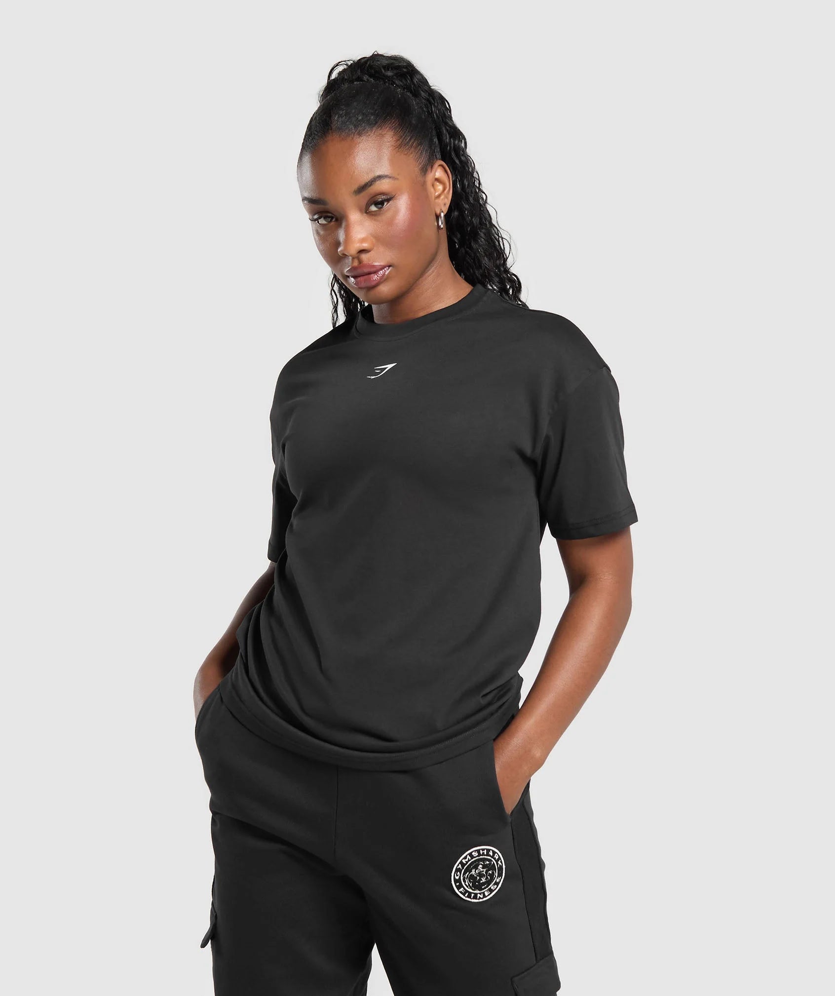 "POWER" Oversized training shirt