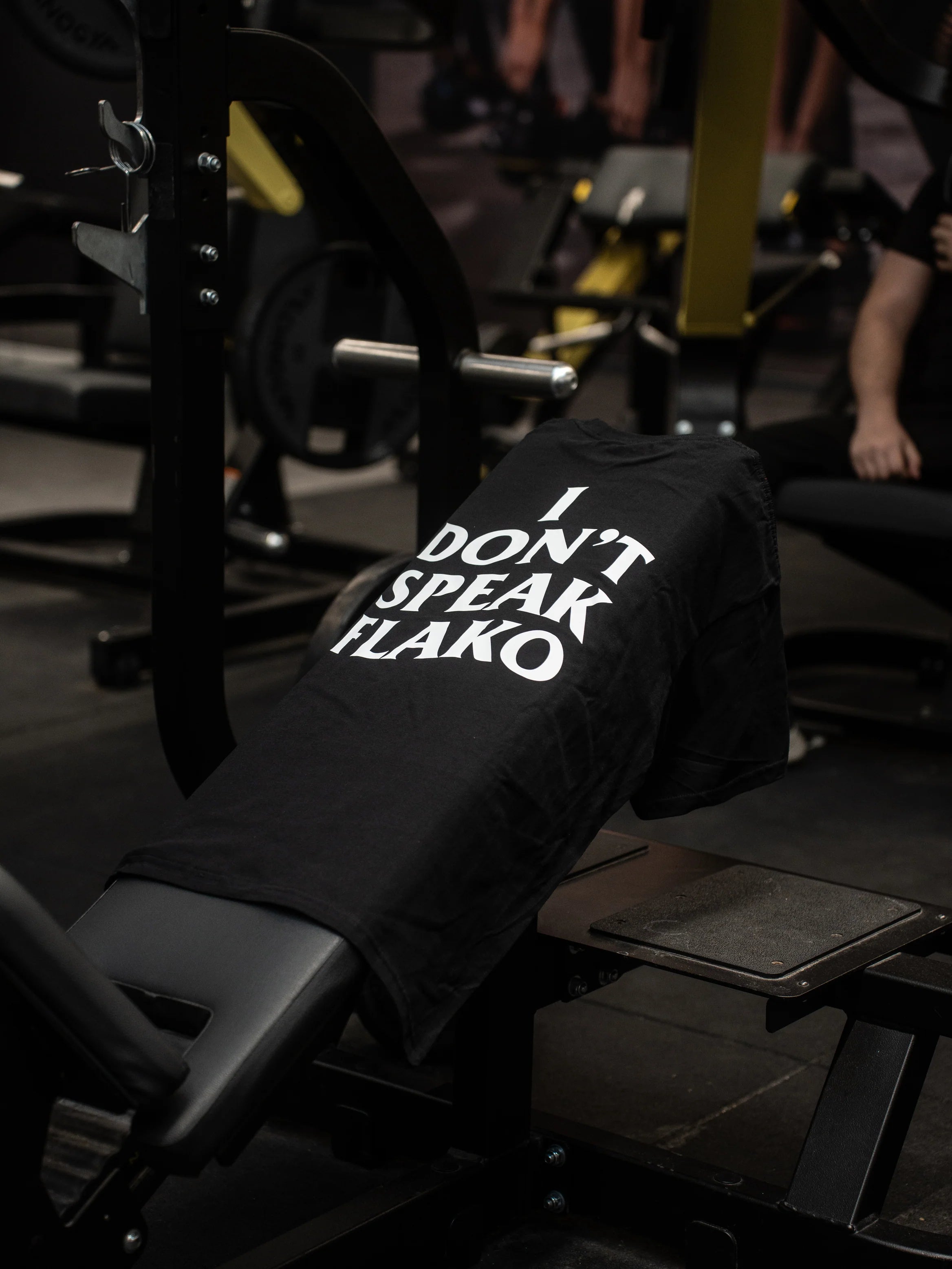 "DONT SPEAK FLAKO" Training Oversized Shirt