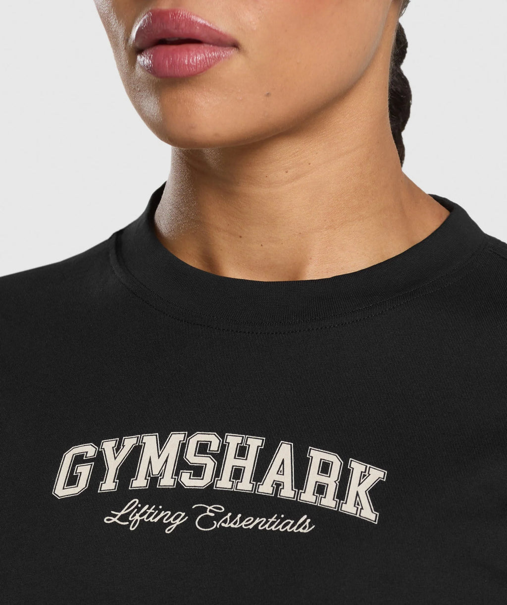 "LIFTING SHARK" Oversized training shirt
