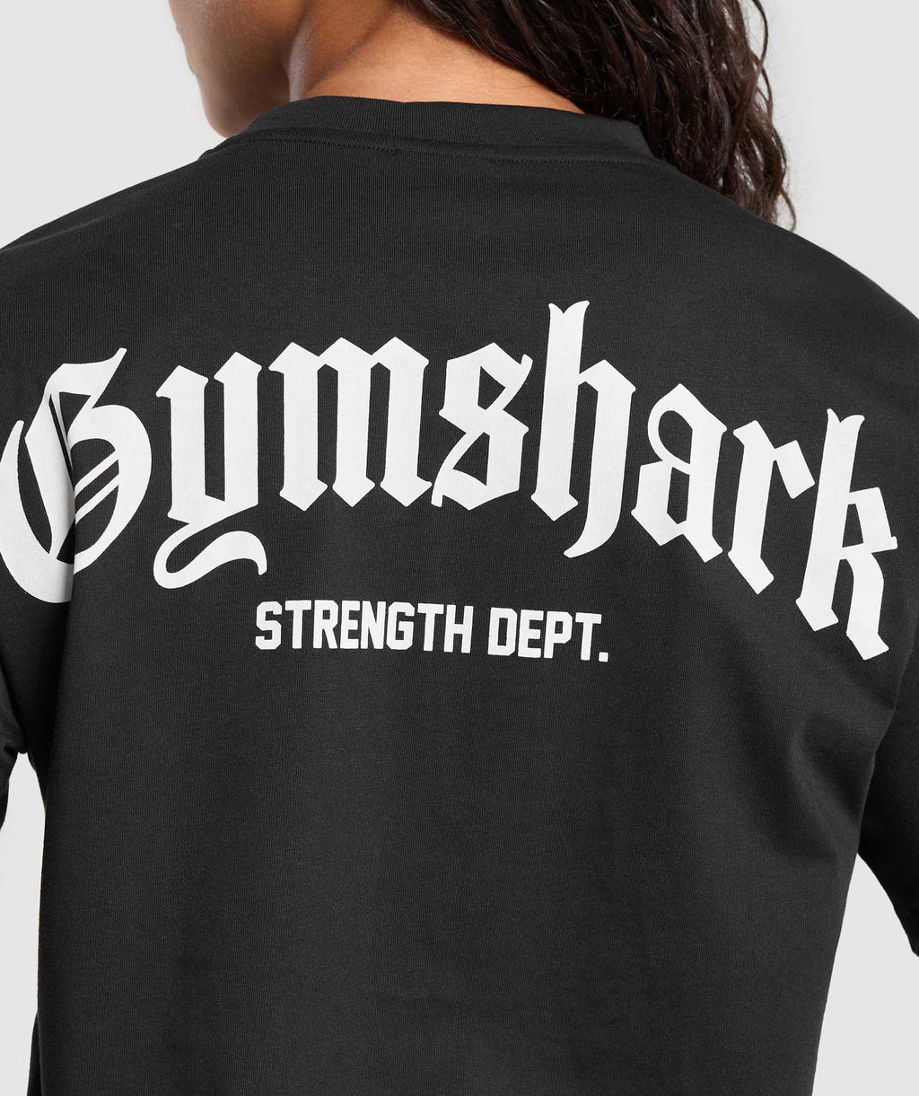 "STRENGTH GRAPHIC" Oversized training shirt