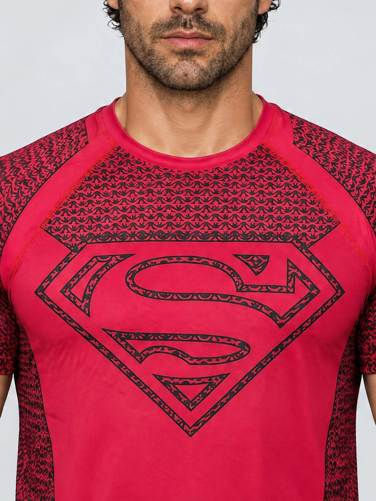 "YOUNGLA SUPERMAN" Compress Shirt